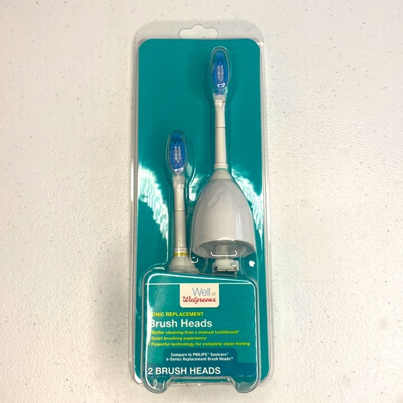 Walgreens Bath 2 Pack Of Walgreens Sonic Replacement Brush Heads